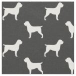 Wirehaired Pointing Griffon Silhouettes Patterned Fabric