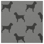 Wirehaired Pointing Griffon Silhouettes Patterned Fabric