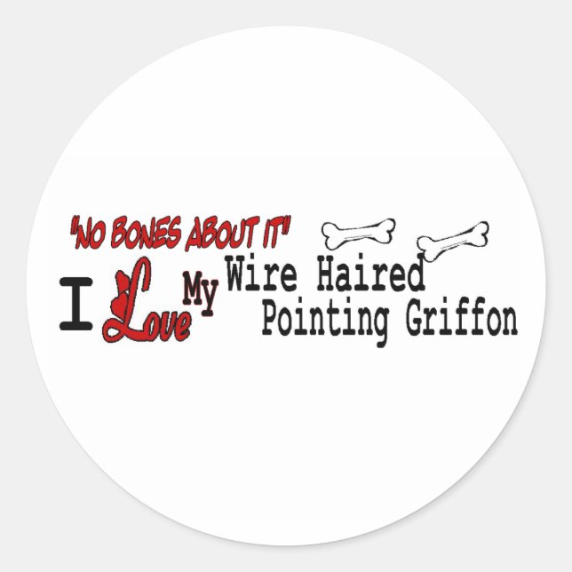 Wirehaired Pointing Griffon Sticker (Front)