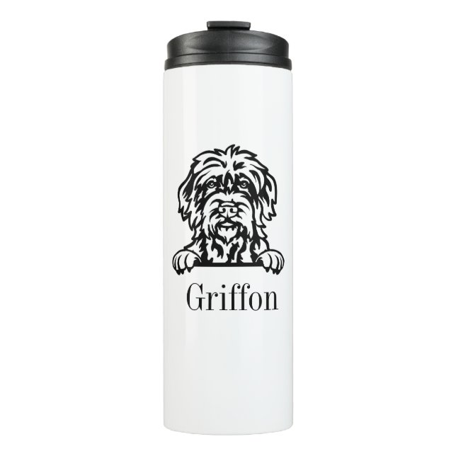 Wirehaired Pointing Griffon Thermal Tumbler (Front)