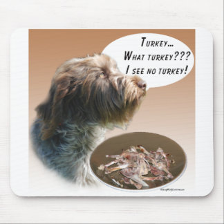 Wirehaired Pointing Griffon Turkey Mouse Pad