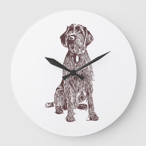 Wirehaired Pointing Griffon Wall Clock