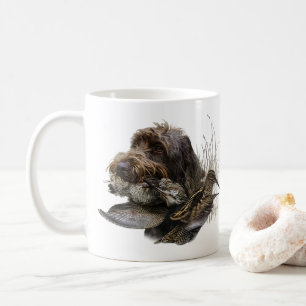 Wirehaired Pointing Griffon , Woodcock hunting Coffee Mug