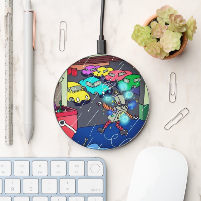 Wireless charger by dalDesignNZ (Desk)