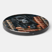 Wireless Charger Flat Coated Retriever Puppy (Front 2)