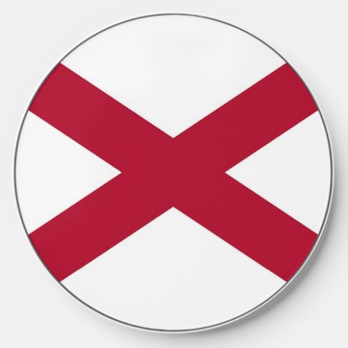 Wireless charger with flag of Alabama US