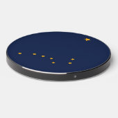 Wireless charger with flag of Alaska, U.S. (Front 2)