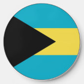 Wireless charger with flag of Bahamas (Front)