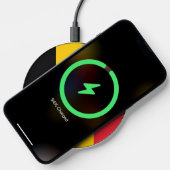 Wireless charger with flag of Belgium (Phone)