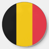 Wireless charger with flag of Belgium (Front)