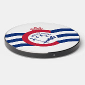 Wireless charger with flag of Cincinnati, U.S. (Front 2)