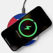 Wireless charger with flag of Cuba (Phone)