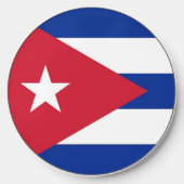 Wireless charger with flag of Cuba (Front)