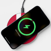 Wireless charger with flag of Denmark (Phone)