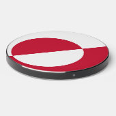 Wireless charger with flag of Greenland (Front 2)