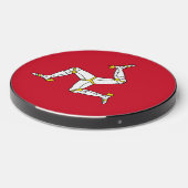 Wireless charger with flag of Isle of Man (Front 2)