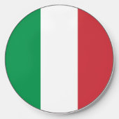 Wireless charger with flag of Italy (Front)