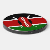 Wireless charger with flag of Kenya (Front 2)