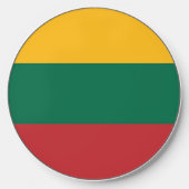 Wireless charger with flag of Lithuania (Front)
