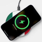 Wireless charger with flag of Mexico (Phone)