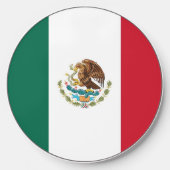 Wireless charger with flag of Mexico (Front)