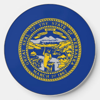 Wireless charger with flag of Nebraska, U.S.