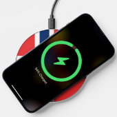 Wireless charger with flag of Norway (Phone)