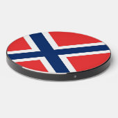 Wireless charger with flag of Norway (Front 2)