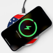 Wireless charger with flag of Ohio, U.S. (Phone)