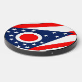 Wireless charger with flag of Ohio, U.S. (Front 2)