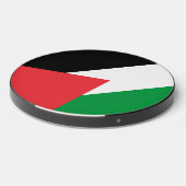 Wireless charger with flag of Palestine (Front 2)
