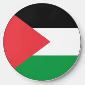 Wireless charger with flag of Palestine (Front)