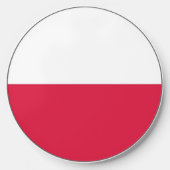 Wireless charger with flag of Poland (Front)