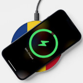 Wireless charger with flag of Romania (Phone)