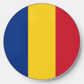 Wireless charger with flag of Romania (Front)