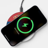 Wireless charger with flag of Serbia (Phone)