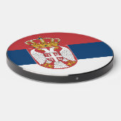 Wireless charger with flag of Serbia (Front 2)