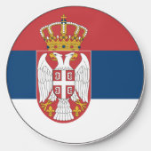 Wireless charger with flag of Serbia (Front)