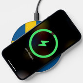 Wireless charger with flag of Sweden (Phone)