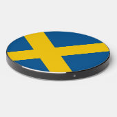 Wireless charger with flag of Sweden (Front 2)