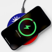 Wireless charger with flag of Taiwan (Phone)