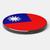 Wireless charger with flag of Taiwan (Front 2)