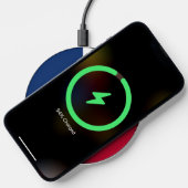 Wireless charger with flag of Texas, U.S. (Phone)