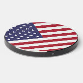Wireless charger with flag of U.S. (Front 2)