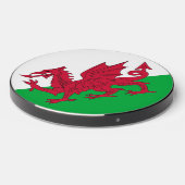Wireless charger with flag of Wales, U.K. (Front 2)