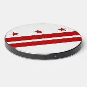 Wireless charger with flag of Washington DC, U.S. (Front 2)