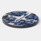 Wireless charger with Scottish Thistles Design (Front 2)
