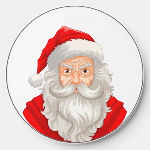 Wireless Charger with Whimsical Santa Claus Design