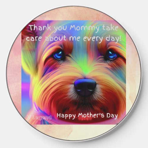 Wireless Chargers Cute Dog _For Mother