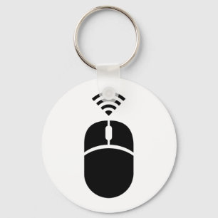 Wireless computer mouse keychain